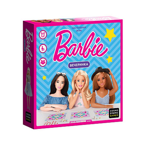 Настольная игра Barbie. Вечеринка. Компания Cosmodrome Games - фото 1 - id-p161840949