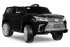 Детский электромобиль Kids Care Lexus LX 570 4х4 (черный)