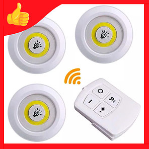 Потолочный светильник LED light with Remote Control (3 светильника + пульт ДУ), фото 2