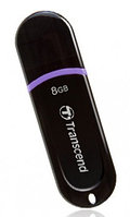 Флэш Диск Transcend 8 Gb Jetflash 300 TS8GJF300 USB 2.0 черный фиолетовый , РФ