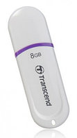 Флэш Диск Transcend 8 Gb Jetflash 330 TS8GJF330 USB 2.0 белый, РФ
