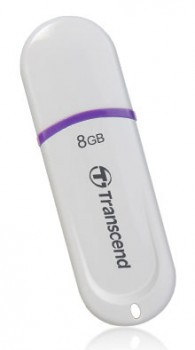 Флэш Диск Transcend 8 Gb Jetflash 330 TS8GJF330 USB 2.0 белый, РФ - фото 1 - id-p16039259