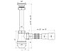 Сифон Ани Пласт 1¼"х40 с гибкой трубой 40*40/50 C1015, Россия, фото 3