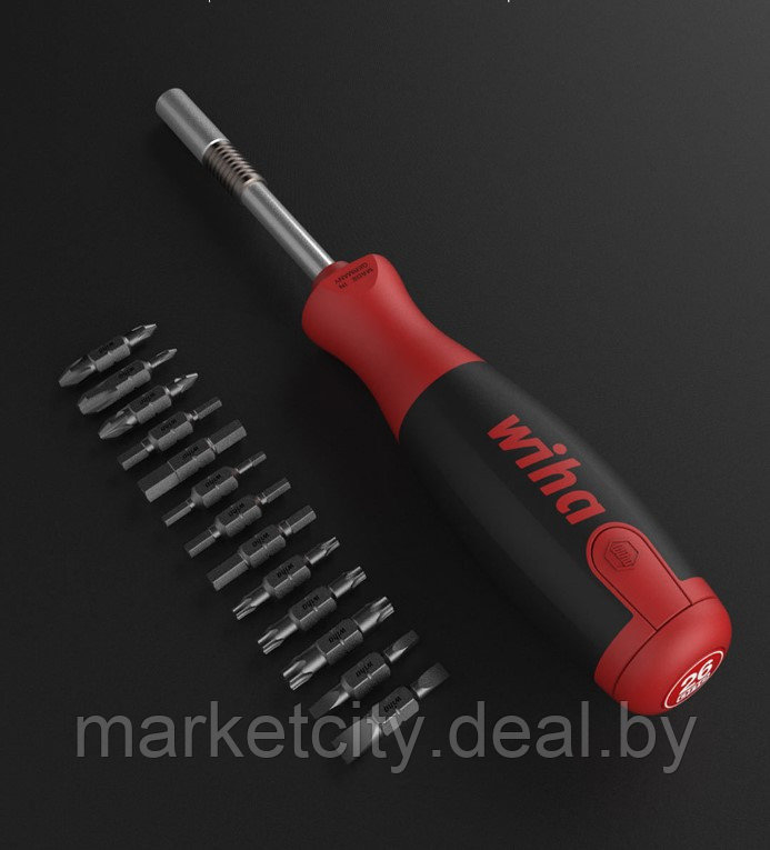 Отвертка Xiaomi Wiha 26 in 1 Screwdriver Kit Red-Black - фото 8 - id-p161911054