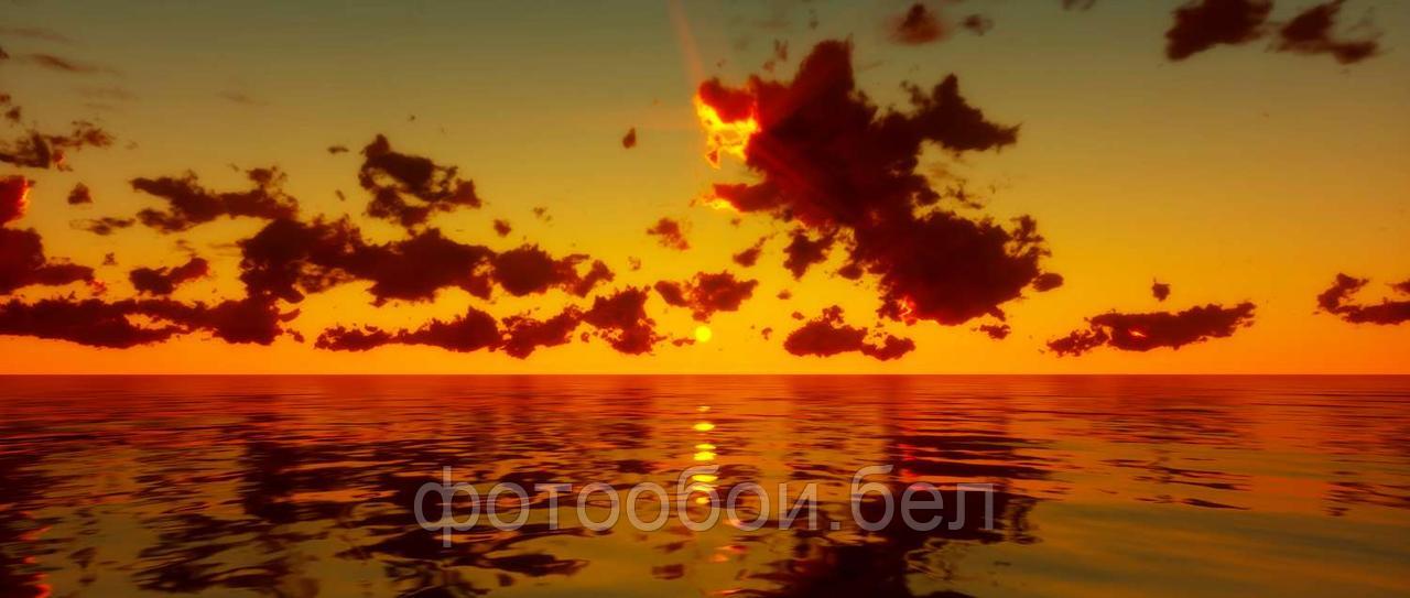 Фотообои Панорама моря на закате