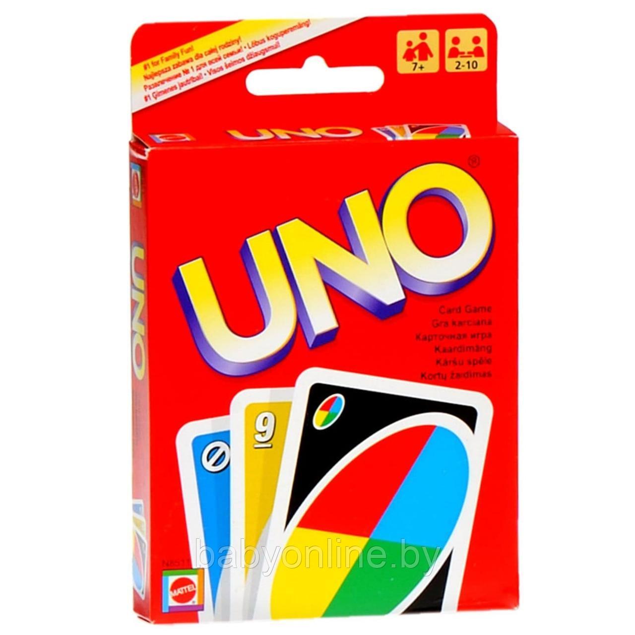 Настольная карточная игра Карты Уно UNO арт 109-MK - фото 1 - id-p161917827