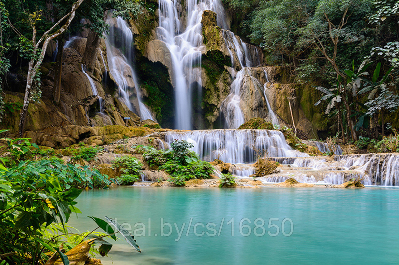 Фотообои Водопад Куанг Си