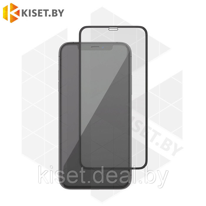 Защитное стекло KST FG матовое для Apple iPhone Xr / 11 черное - фото 1 - id-p161937515