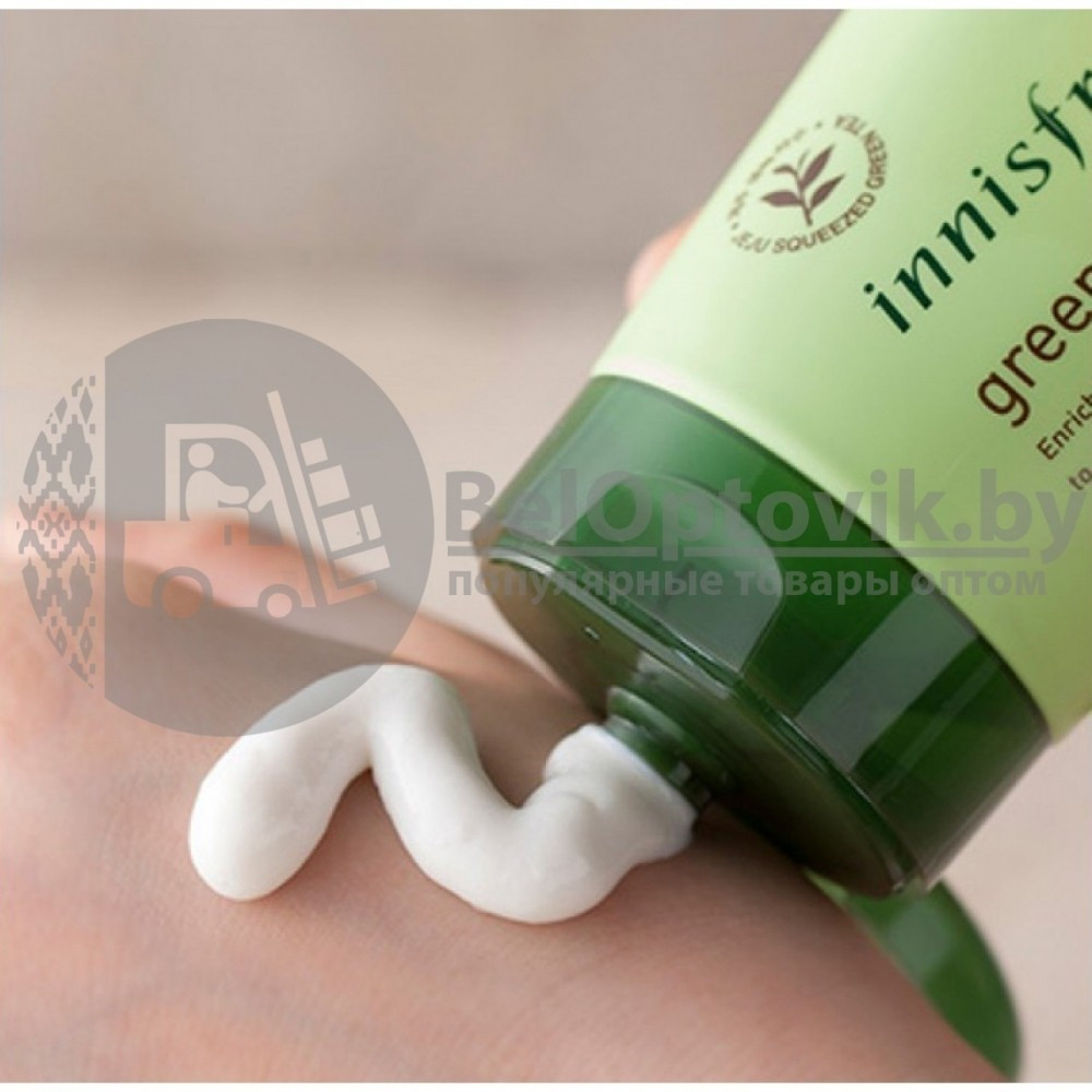 Очищающая пенка для умывания с экстрактом зеленого чая Innisfree green tea cleansing foam, 150 ml (Original - фото 6 - id-p161983858