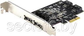 STLab A-480 (RTL)  PCI-Ex1,  SATA 6Gb/s,  2port-ext,  2port-int