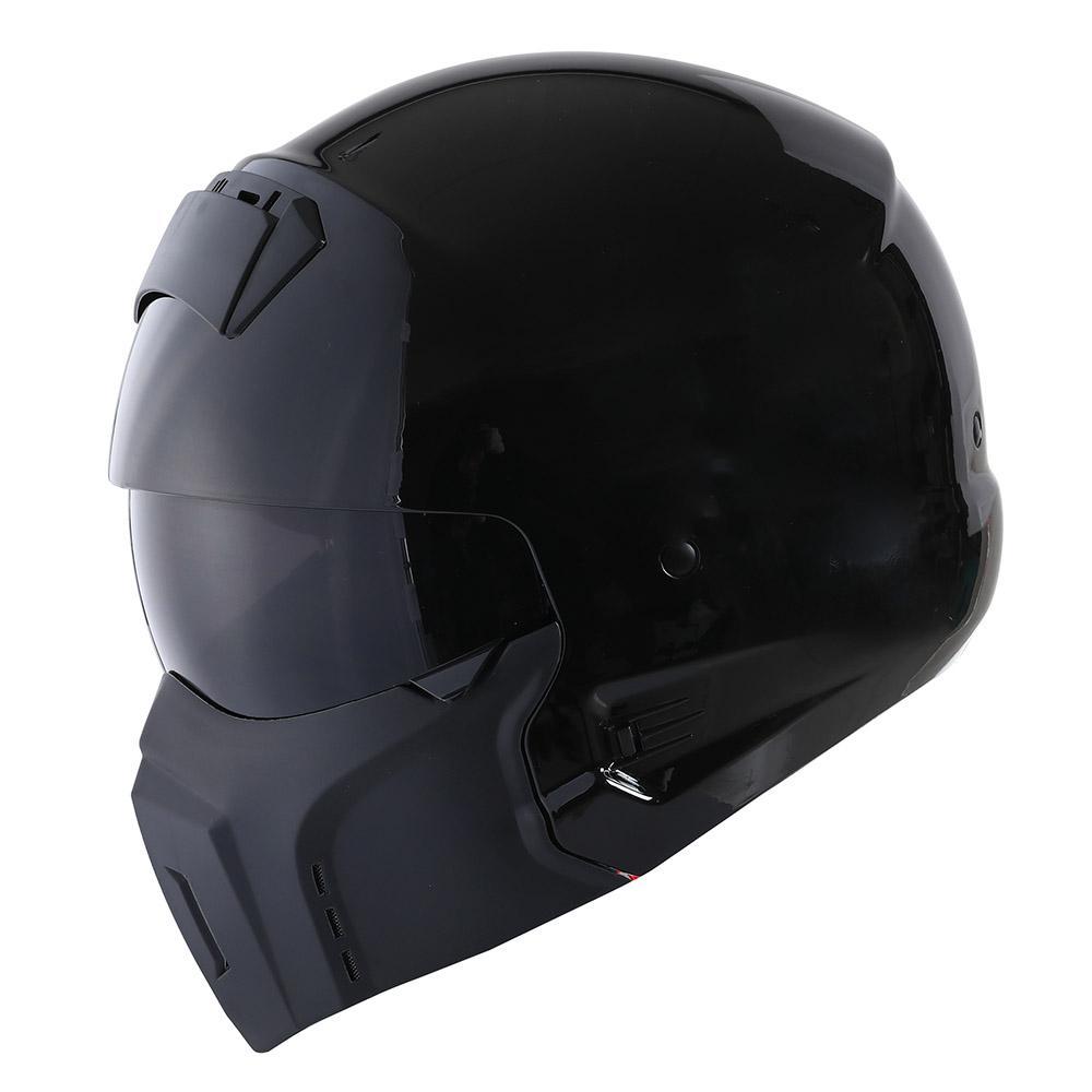 Мотоциклетный шлем 1Storm HKY861 трансформер XL белый - фото 5 - id-p162032407