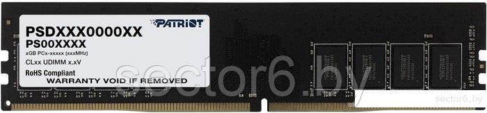 Оперативная память Patriot Signature Line 16GB DDR4 PC4-25600 PSD416G320081