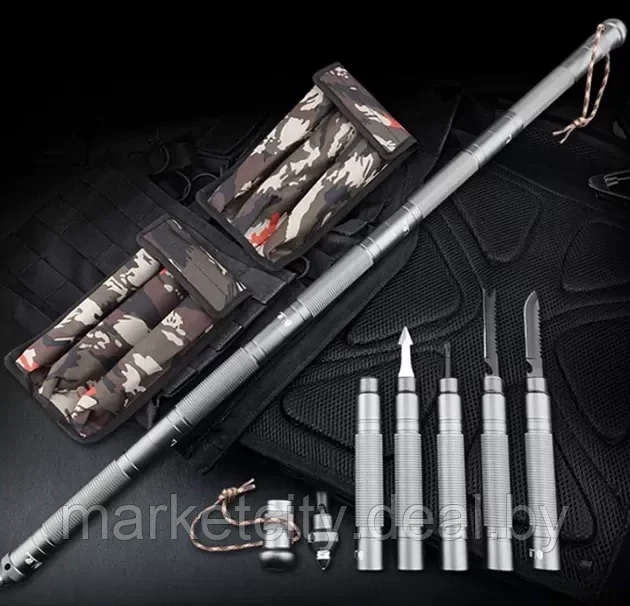 Тактический посох Xiaomi HX Outdoors Multifunctional Tactical Stick - фото 4 - id-p162039358