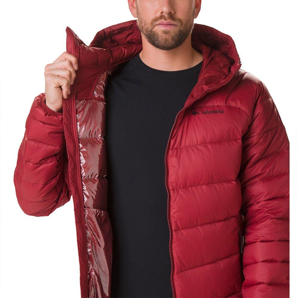 Куртка пуховая мужская Columbia Centennial Creek™ Down Hooded Jacket красный