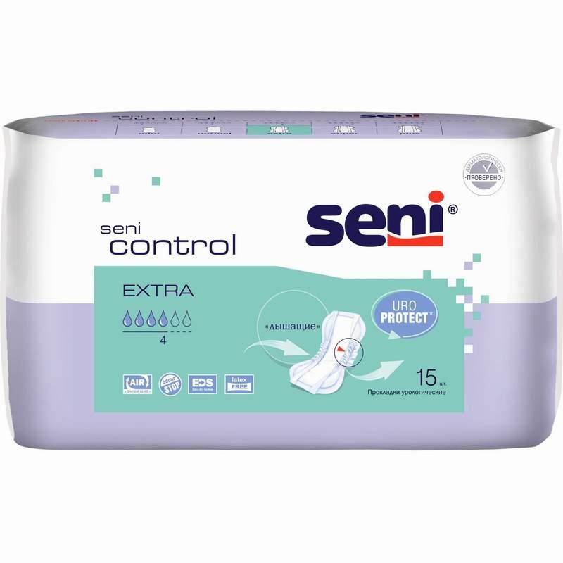 Урологические прокладки для женщин Seni Control Extra, 15 шт. - фото 4 - id-p162052200