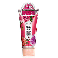 Бальзам для поврежденных волос с розой WELCOS Rose Around me Rose Hip Perfume Hair Treatment 200 мл