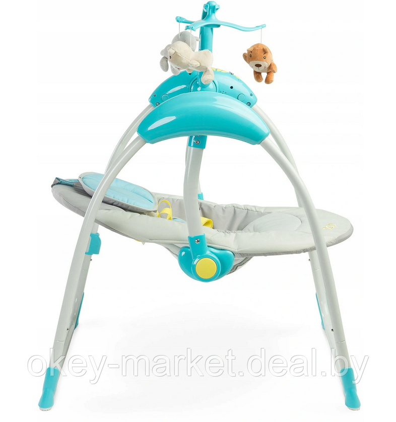 Электрокачели для новорожденных Caretero Loop Blue - фото 4 - id-p162071173