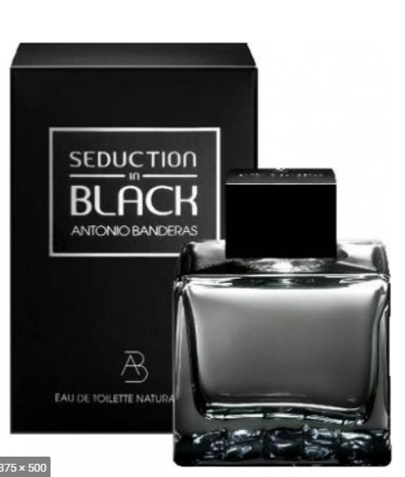 Мужской парфюм Antonio Banderas Seduction in Black / 100 ml