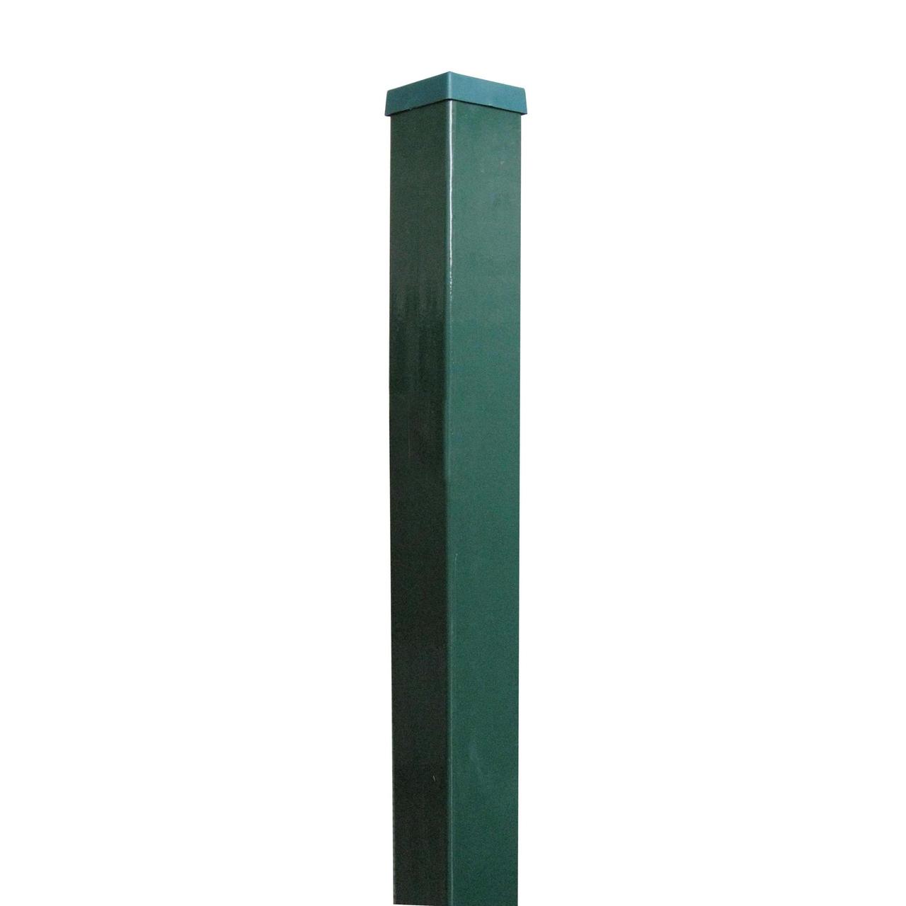 Столб с заглушкой 60*40*2500 в полимерном покрытии