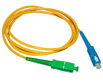 Оптический (патч-корд), SC/APC-SC/UPC (зелёный-синий), 5м