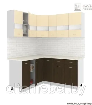 Кухня Корнелия Экстра угловая размер 1,5х1,7 м - фото 8 - id-p162118680