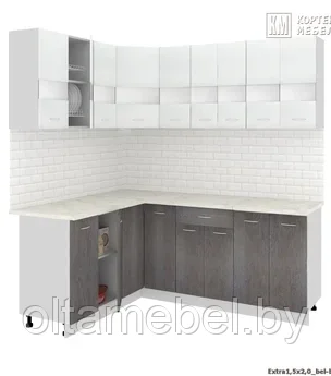 Кухня Корнелия Экстра угловая размер 1,5х2,0 м - фото 4 - id-p162129334