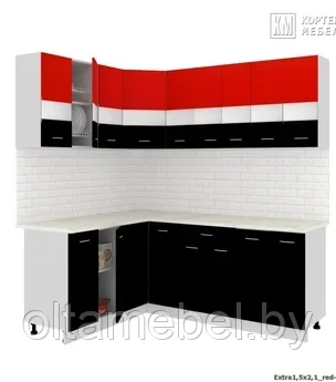 Кухня Корнелия Экстра угловая размер 1,5х2,1 м - фото 7 - id-p162130888