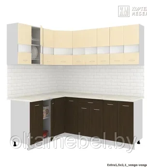 Кухня Корнелия Экстра угловая размер 1,5х2,1 м - фото 8 - id-p162130888
