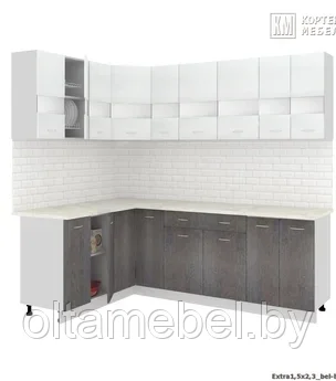 Кухня Корнелия Экстра угловая размер 1,5х2,3 м - фото 4 - id-p162130931