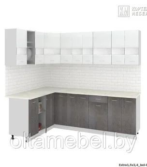Кухня Корнелия Экстра угловая размер 1,5х2,4 м - фото 4 - id-p162130956