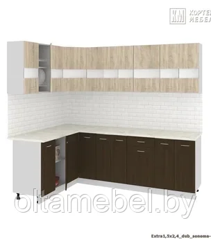 Кухня Корнелия Экстра угловая размер 1,5х2,4 м - фото 6 - id-p162130956