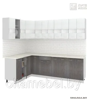 Кухня Корнелия Экстра угловая размер 1,5х2,6 м - фото 4 - id-p162130995