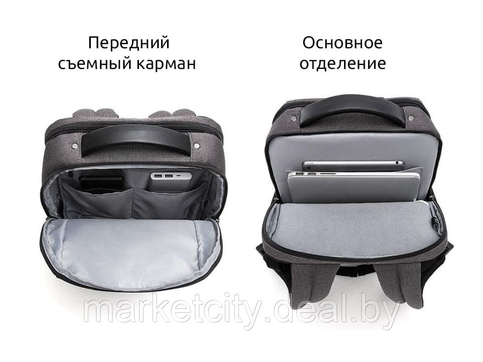 Рюкзак Xiaomi Fashion Commuter Backpack 2 in 1 для ноутбуков до 15 - фото 2 - id-p162131206