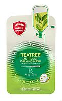 Тканевая маска для лица с экстрактом чайного дерева Mediheal TeaTree Anti-Dust Calming Mask 24мл