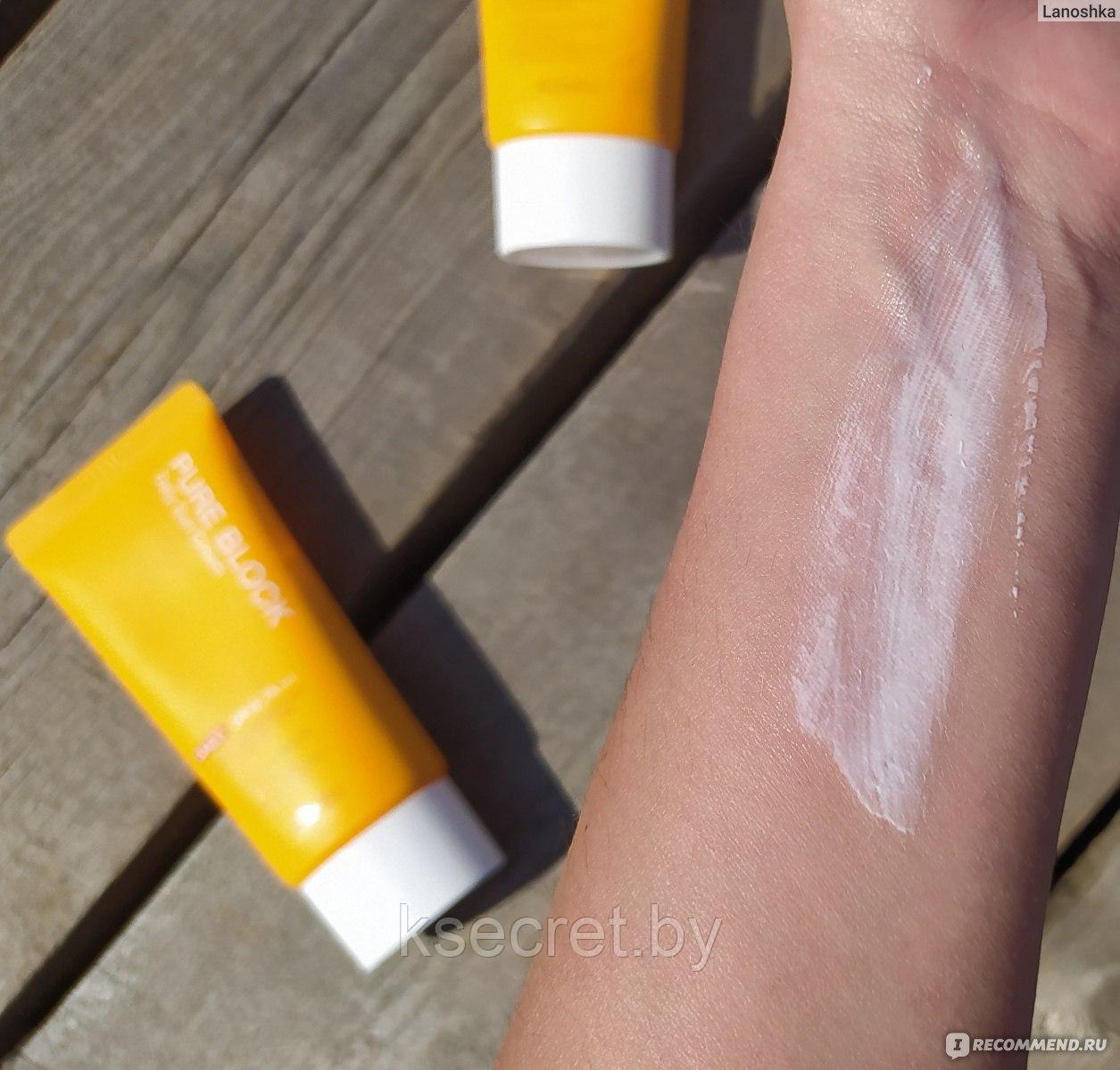 Солнцезащитный крем для лица A'PIEU Pure Block Daily Sun Cream SPF45 PA+++ 50мл - фото 2 - id-p162143473