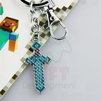 Брелок на ключи Алмазный меч Minecraft, фото 1