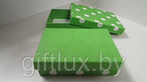 Коробка "Горох", 10*15см зеленый