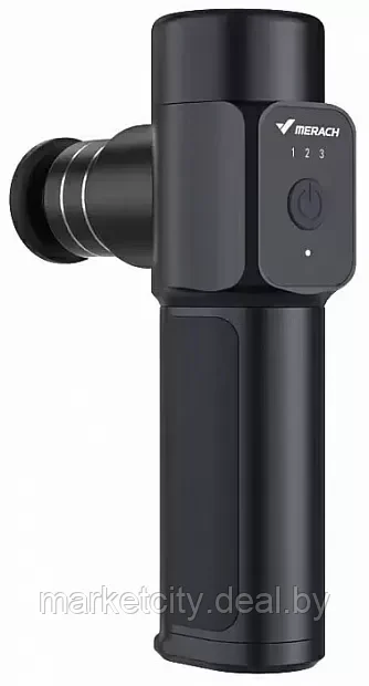 Массажный пистолет Merach Merrick Nano Pocket Massage Gun (MR-1537) черный, серый - фото 5 - id-p162161966