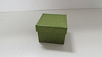 Коробка-малышка "Однотон"4*4*3 см зеленый