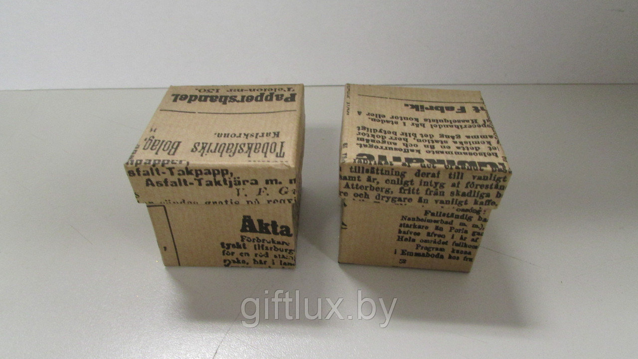 Коробка-малышка "Газета", 5*5*5 см