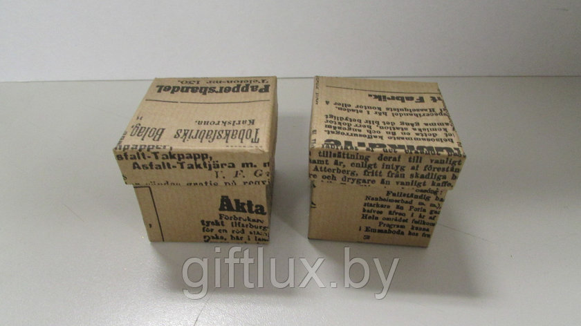 Коробка-малышка "Газета", 5*5*5 см, фото 2