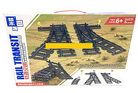 Набор рельс для поезда ( элементов) для железной дороги, QL0315