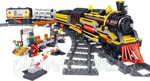 Конструктор JISI Bricks City "Поезд" на радиоуправлении, с мотором, 1464 детали, Аналог LEGO лего, арт.QL0313 - фото 3 - id-p162169615