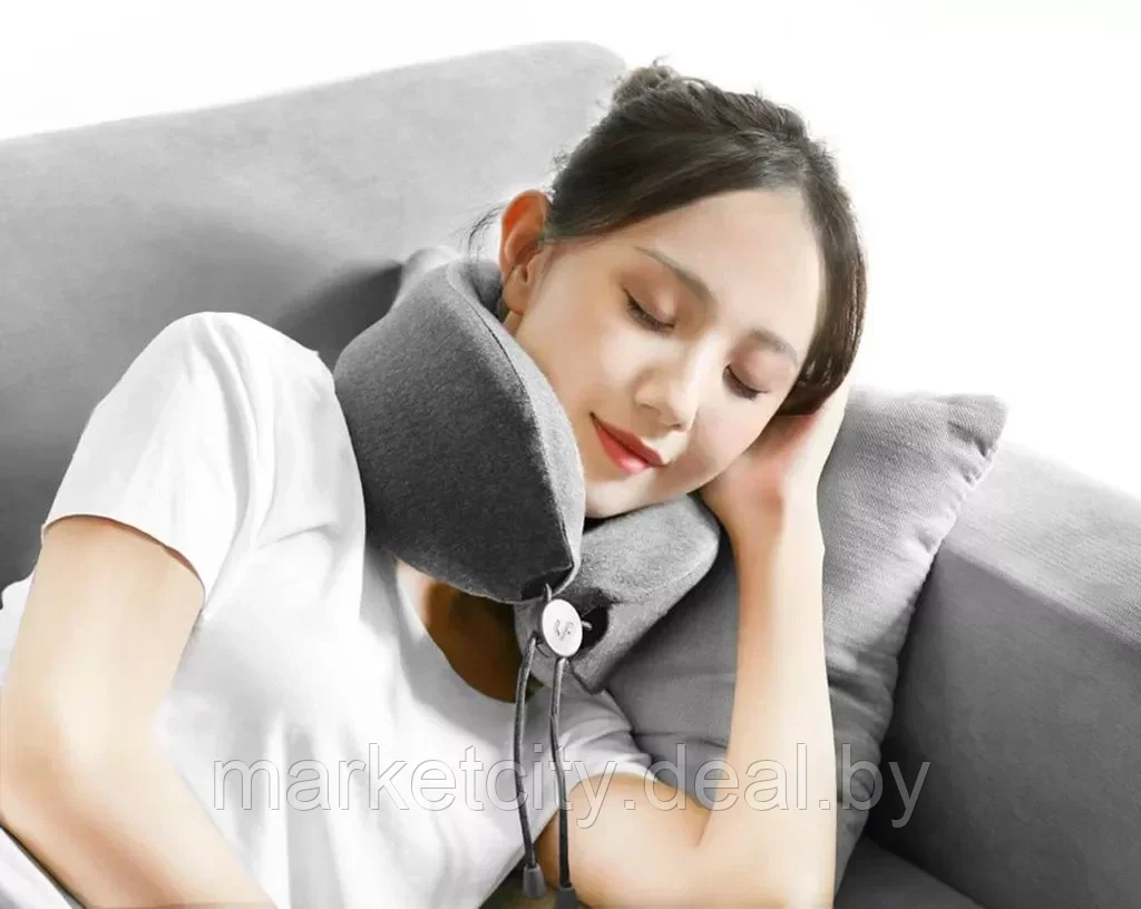 Массажная подушка Xiaomi LeFan Massage Sleep Neck Pillow (серая) - фото 5 - id-p162223801