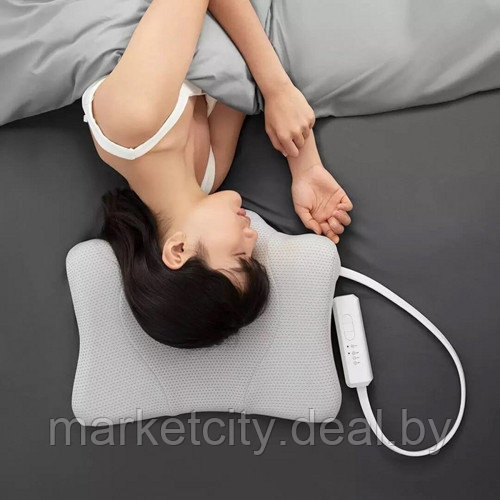 Подушка массажная Xiaomi LERAVAN Smart Sleep Traction Pillow gray (LJ-PL001) - фото 3 - id-p162227778