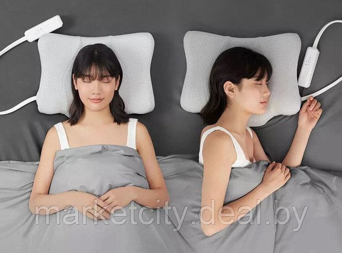 Подушка массажная Xiaomi LERAVAN Smart Sleep Traction Pillow gray (LJ-PL001) - фото 7 - id-p162227778