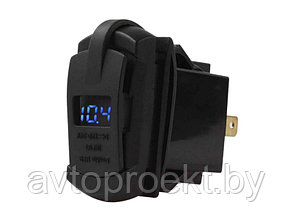 Разъем Usb в авто врезной 12V-24V 2 USB SKU-A11