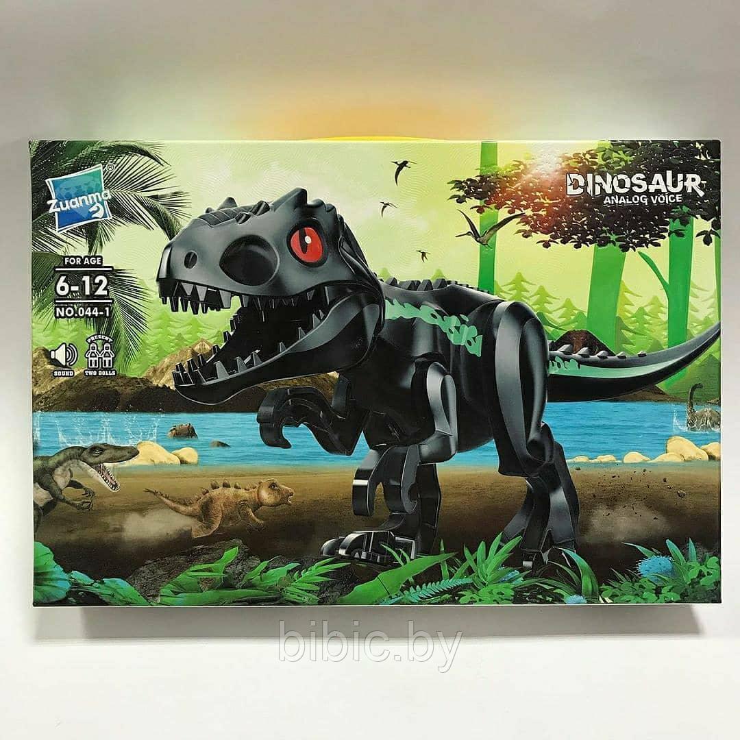 Конструктор динозавры 9 видов со звуком черный - фото 2 - id-p162249315