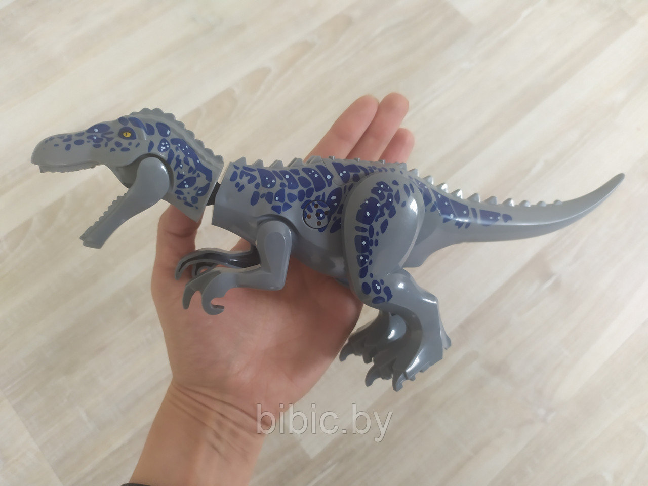 Конструктор динозавры 9 видов со звуком серо-синий - фото 3 - id-p162249316