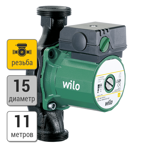 Wilo Star-STG 15/11, 220 В циркуляционный насос - фото 1 - id-p162257517